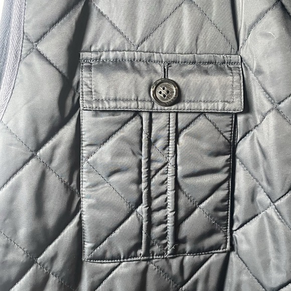 Cremieux Mens XXL Quilted Field Jacket Brown Corduroy Collar "38 Crest" Logo - Picture 9 of 16